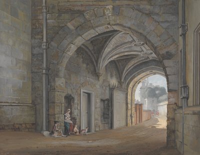 The Queen Elizabeth Gate by Paul Sandby
